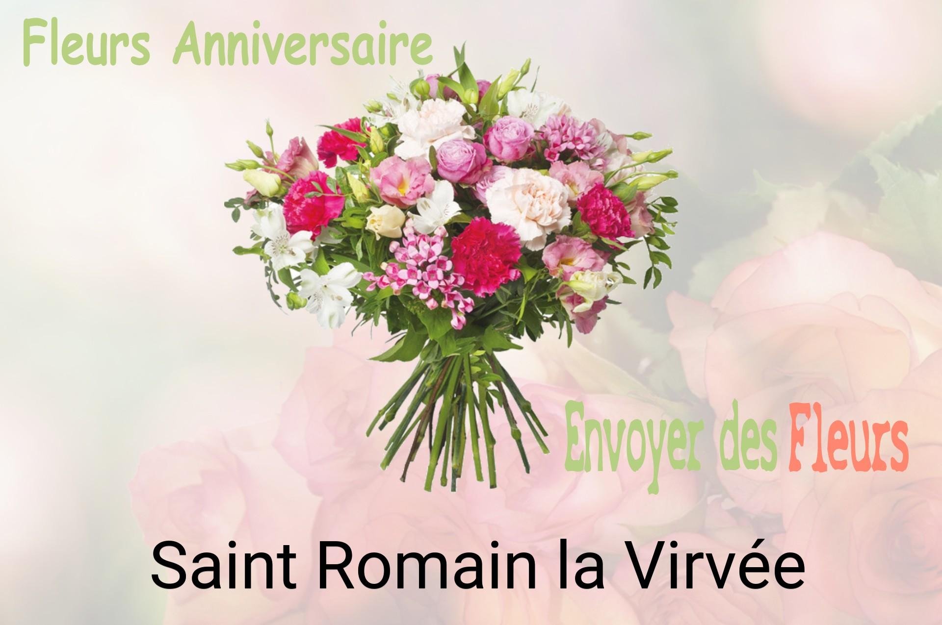 Bouquet de fleurs d’anniversaire livré à Saint-Romain-la-Virvée